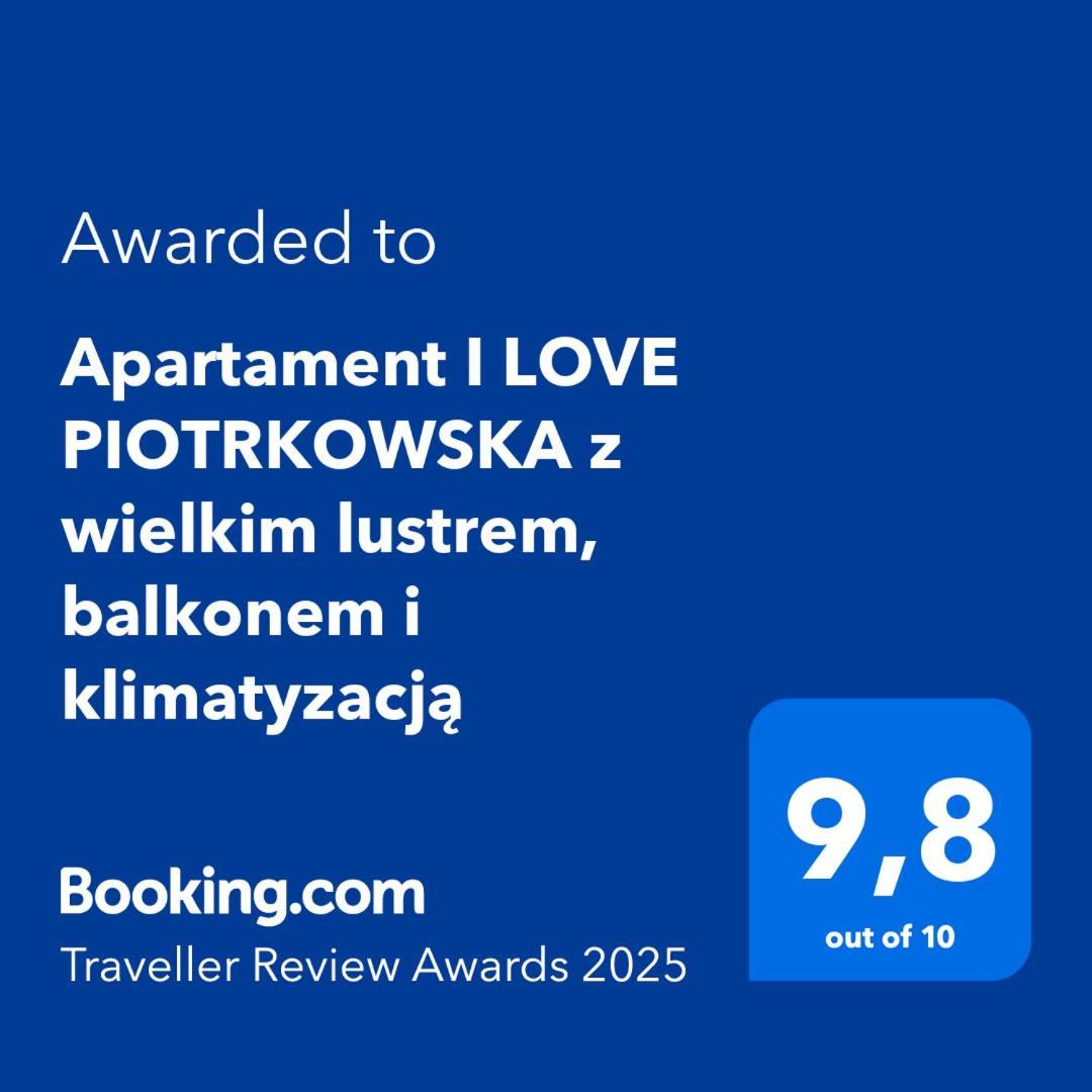 Apartament I Love Piotrkowska Z Wielkim Lustrem, Balkonem I Klimatyzacja Lodž Exteriér fotografie